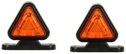 FR ÜÇGEN TAKOZ LAMBA 18 LEDLİ 6,5CM SARI KIRMIZI