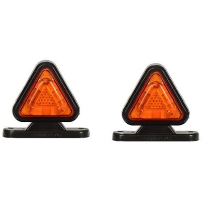 FR ÜÇGEN TAKOZ LAMBA 18 LEDLİ 6,5CM SARI KIRMIZI