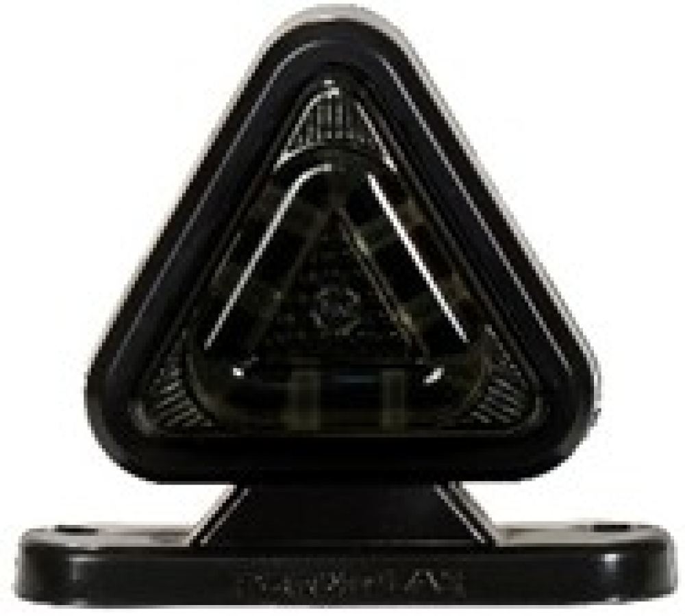 FR ÜÇGEN TAKOZ LAMBA 18 LEDLİ FÜME KIRMIZI BEYAZ