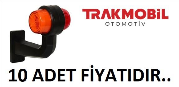 GENİŞ MAKSİ EĞRİ LAMBA NEON UZUN 20CM (10 ADET) Sarı - Kırmızı