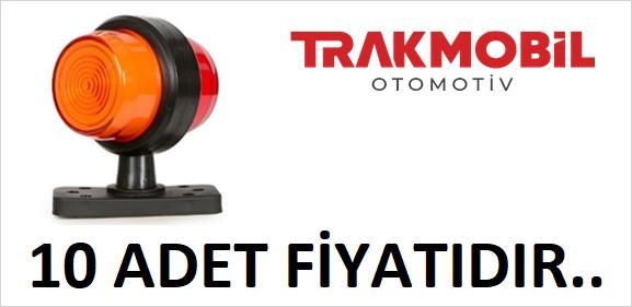 GENİŞ MAKSİ TAKOZ LAMBA DÖNER TABANLI NEON (10 ADET) Sarı - Kırmızı