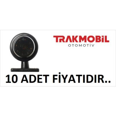 GENİŞ MAKSİ TAKOZ LAMBA LEDLİ FÜME CAM (10 ADET) Kırmızı - Beyaz