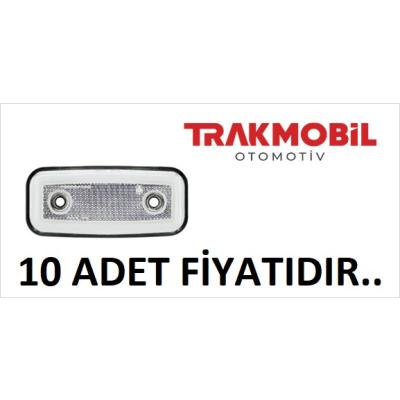 GENİŞ NEON LAMBA (10 ADET) Beyaz