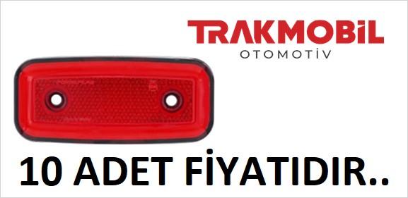 GENİŞ NEON LAMBA (10 ADET) Kırmızı