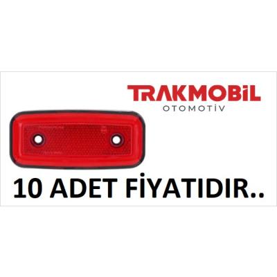 GENİŞ NEON LAMBA (10 ADET) Kırmızı