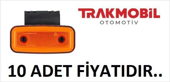 GENİŞ NEON LAMBA BRAKETLİ (10 ADET) Sarı