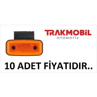 GENİŞ NEON LAMBA BRAKETLİ (10 ADET) Sarı