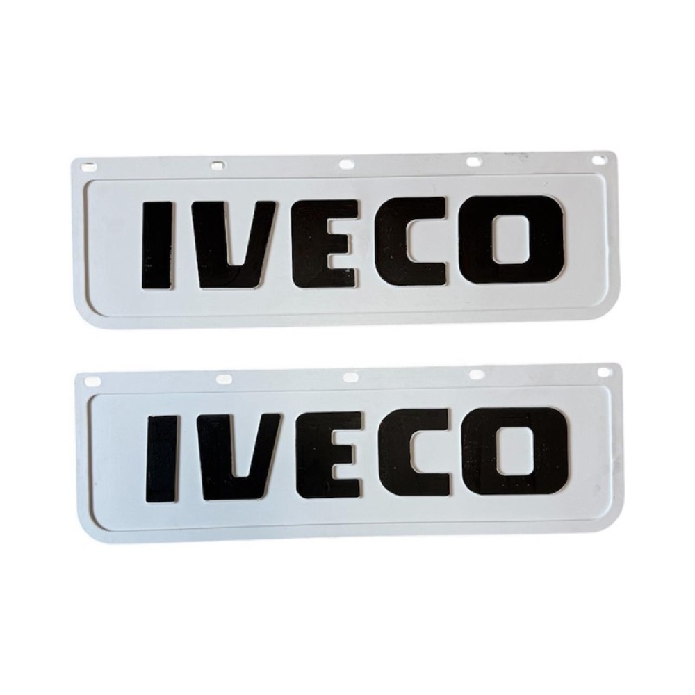IVECO ÖN TOZLUK BEYAZ (19X61CM) 1 TAKIM ( 2 ADET )