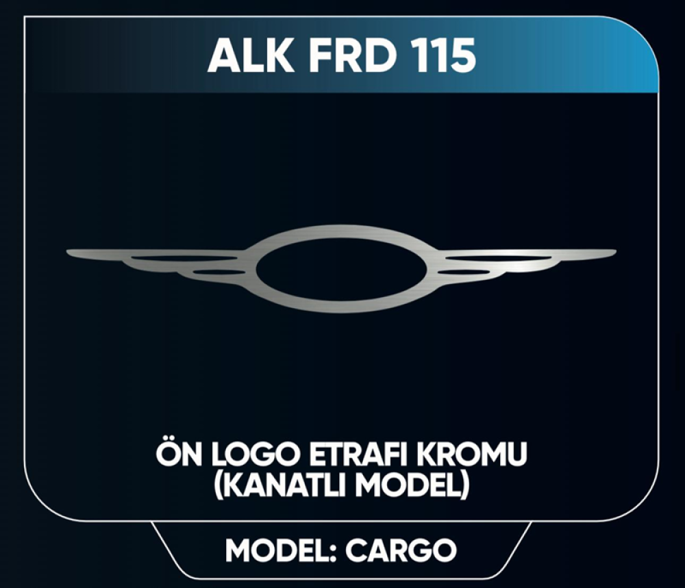 KARGO ÖN ARMA ÇERÇEVE NİKELAJI KANATLI