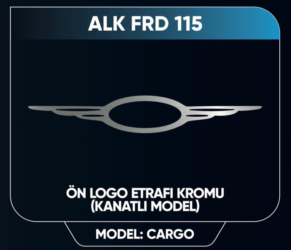 KARGO ÖN ARMA ÇERÇEVE NİKELAJI KANATLI