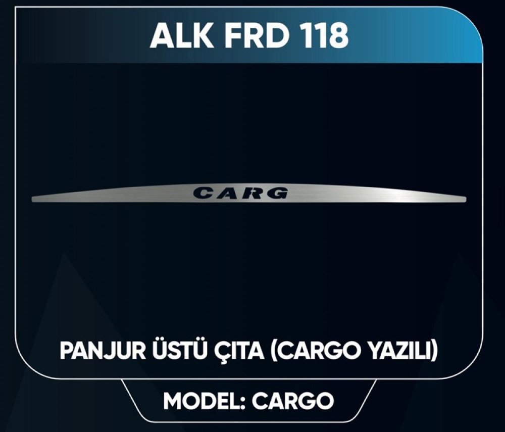 KARGO ÖN GÖĞÜS YAZILI ÇITA