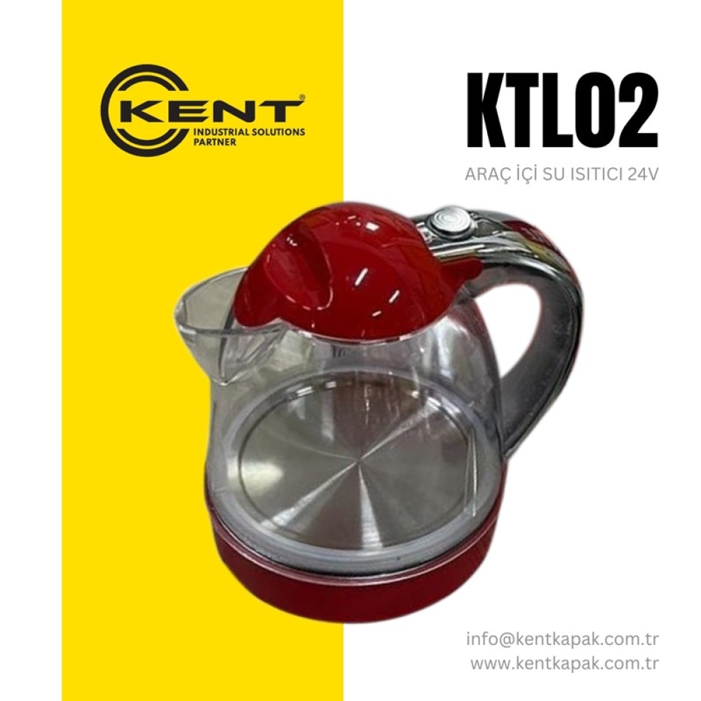 KENT 24 VOLT ARAÇ KAHVE MAKİNESİ YENİ MODEL