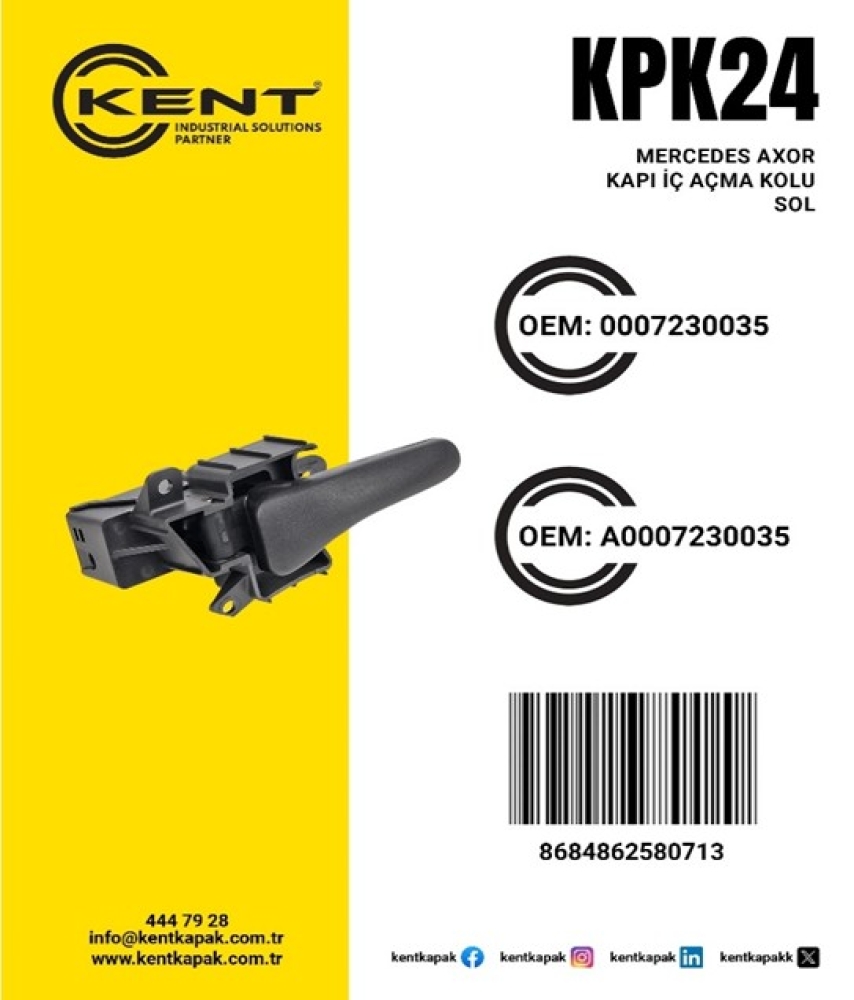 KENT AXOR İÇ AÇMA SOL