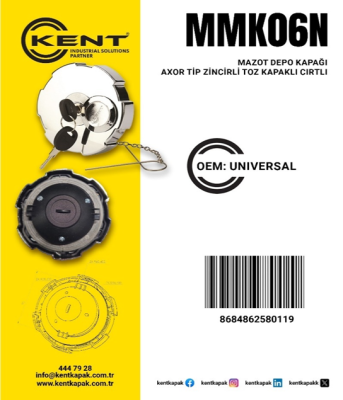 KENT AXOR TİP DÖKÜM DEPO KAPAĞI TOZ KAPAKLI CIRTLI