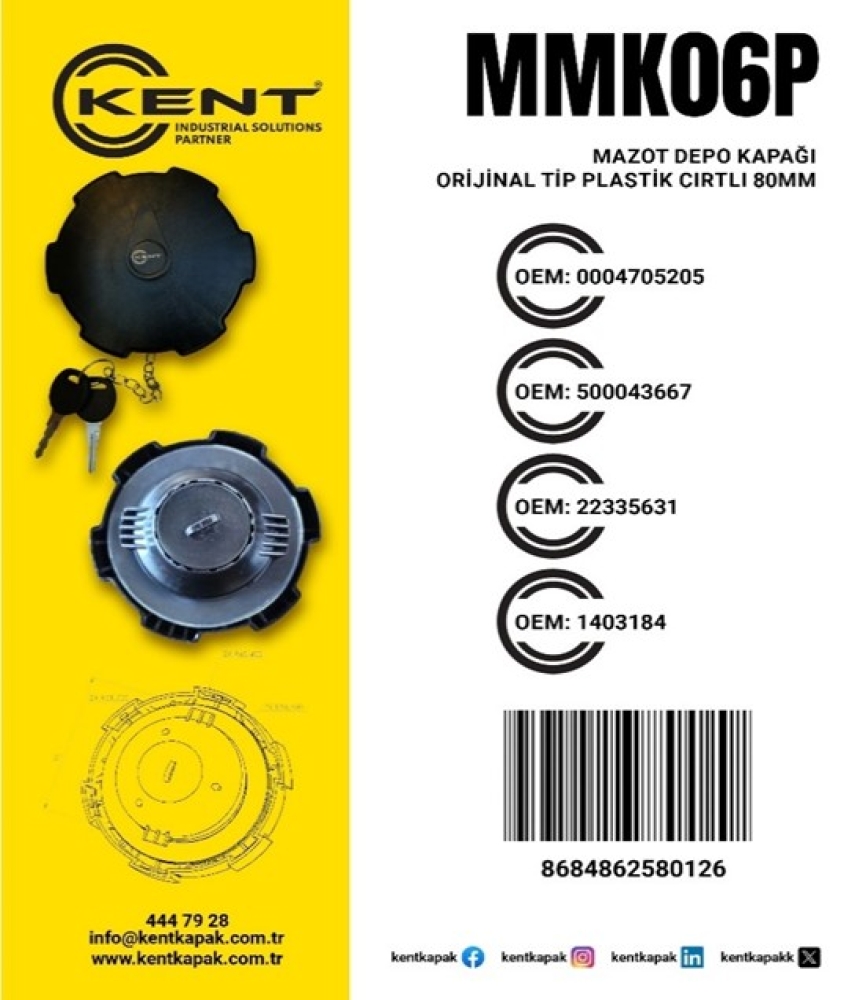 KENT CIRCIRLI AXOR DEPO KAPAĞI