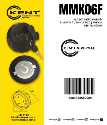 KENT DEPO KAPAĞI PLASTİK TUTMALI