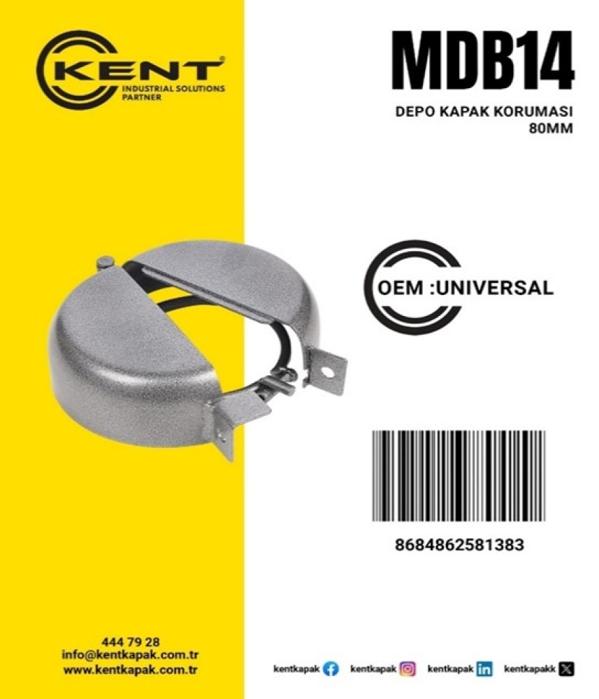 KENT DEPO KAPAK KORUMASI 80 MM (YUMURTA TASI YENİ TİP )