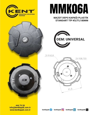 KENT MAZOT DEPO KAPAĞI AXOR ORJ.TİP ZENCİRLİ