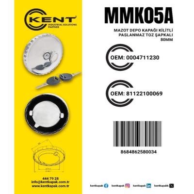 KENT MAZOT DEPO KAPAĞI SAÇ KİLİT