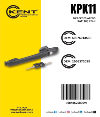 KENT MERCEDES ATEGO KAPI KOLU