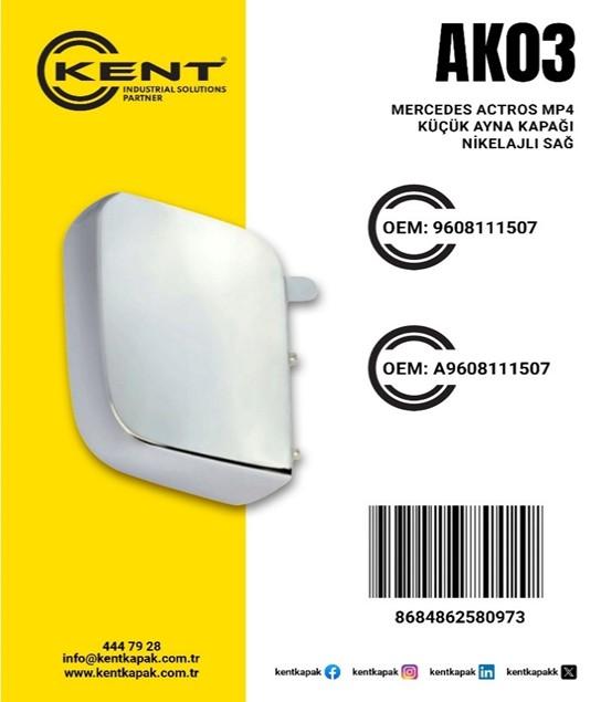 KENT MERCEDES AYNA KAPAĞI NİKELAJI SAĞ