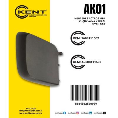 KENT MERCEDES MP4 AYNA KAPAĞI SİYAH SAĞ