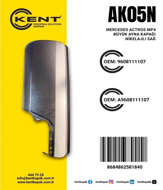 KENT MERCEDES MP4 AYNA KAPAĞI KROM SAĞ