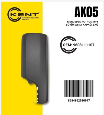 KENT MERCEDES MP4 KANALLI BÜYÜK AYNA KAPAĞI SAĞ