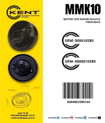 KENT MOTOR YAĞ KAPAĞI KULPLU
