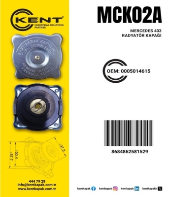KENT RADYATÖR KAPAĞI 403 ZİNCİRLİ TİP