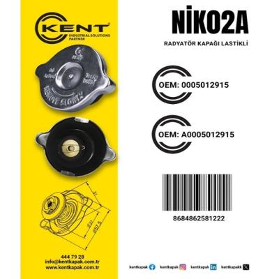 KENT RADYATÖR KAPAĞI (LASTİKLİ) 135-165-185
