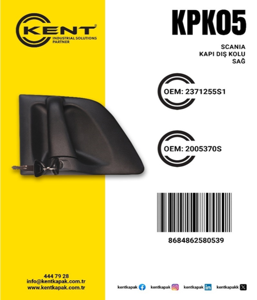KENT SCANIA KAPI KOLU SAĞ