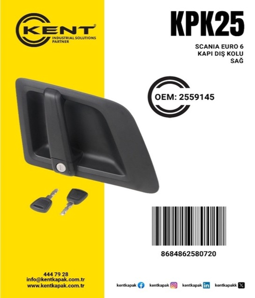 KENT SCANIA S500 KAPI KOLU SAĞ