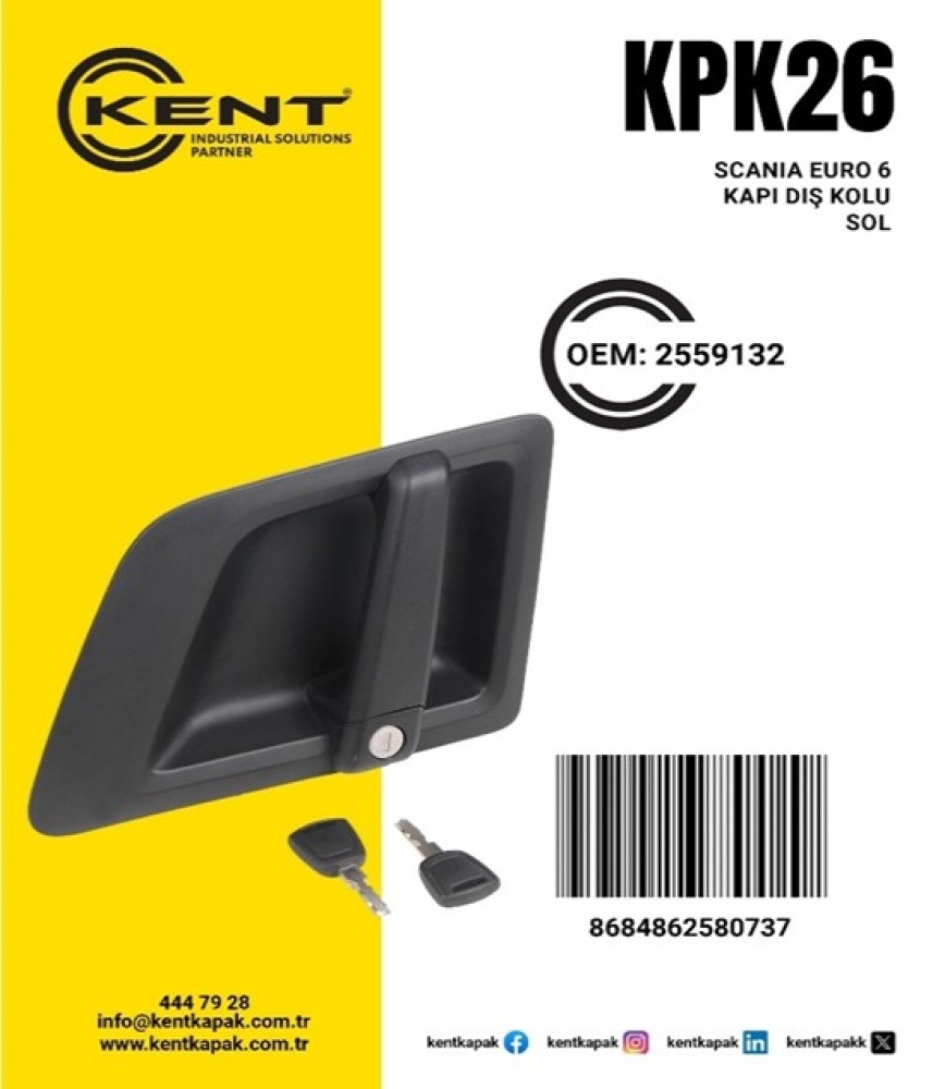 KENT SCANIA S500 KAPI KOLU SOL