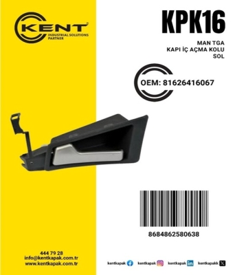 KENT TGA İÇ AÇMA KAPI KOLU SOL