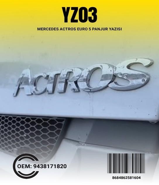 KENT UNİVERSAL YAZI YZ-03 (ACTUROS) EURO5