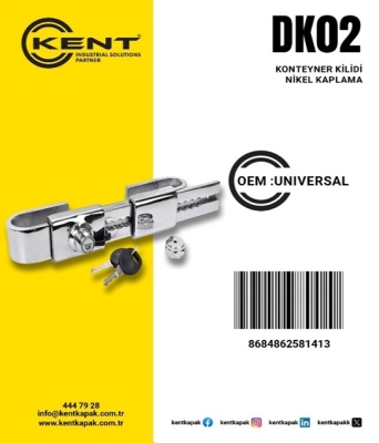 KONTEYNER KİLİDİ KROM KAPLAMA