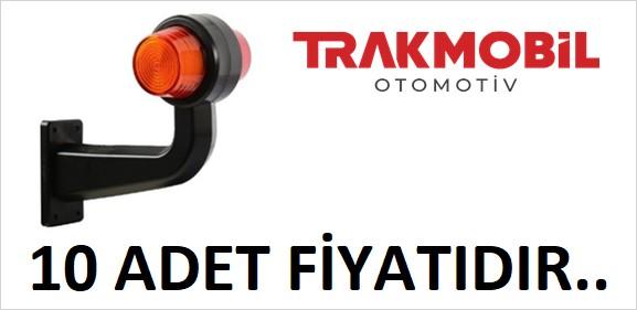 MAKSİ EĞRİ LAMBA NEON UZUN 20CM (10 ADET) Sarı - Kırmızı