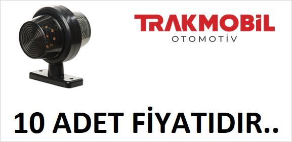 MAKSİ TAKOZ LAMBA FÜME CAM (10 ADET) Sarı - Kırmızı