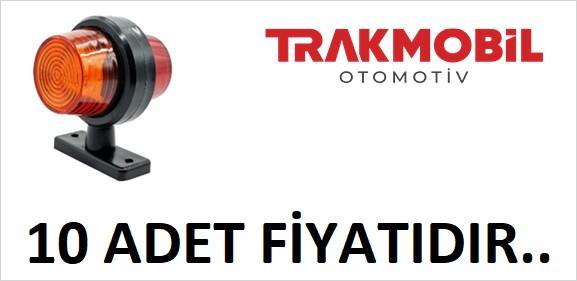 MAKSİ TAKOZ LAMBA LEDLİ (10 ADET) Sarı - Kırmızı