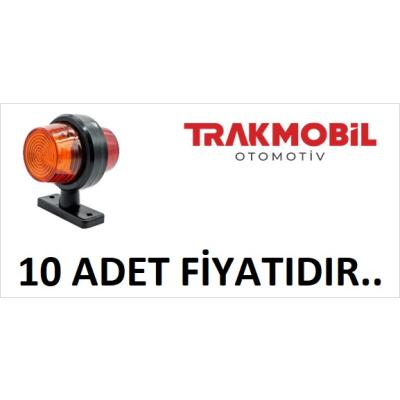 MAKSİ TAKOZ LAMBA LEDLİ (10 ADET) Sarı - Kırmızı