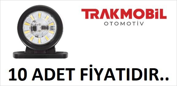 MİNİ DÜZ LAMBA DÖNER LEDLİ (10 ADET)