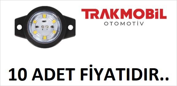 MİNİ İŞARET LAMBA 6 LEDLİ (10 ADET) Beyaz