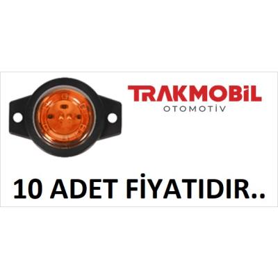 MİNİ İŞARET LAMBA 6 LEDLİ (10 ADET) Sarı