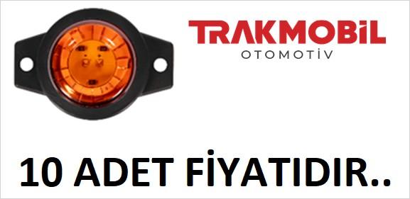 MİNİ İŞARET LAMBA 9 LEDLİ (10 ADET) Sarı