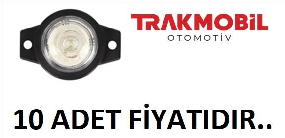 MİNİ İŞARET LAMBA TEK LEDLİ (10 ADET) Beyaz