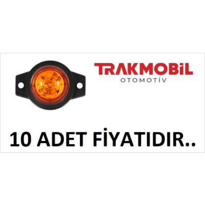 MİNİ İŞARET LAMBA TEK LEDLİ (10 ADET) Sarı