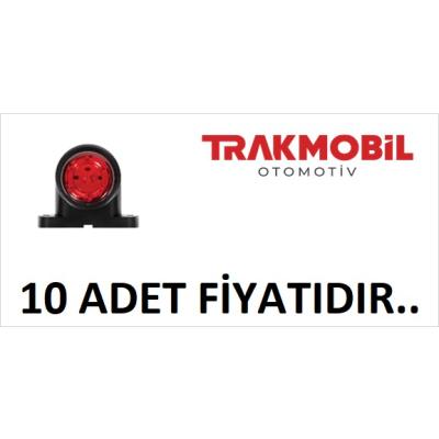 MİNİ STAR LAMBA 12 LEDLİ (10 ADET) Sarı - Kırmızı