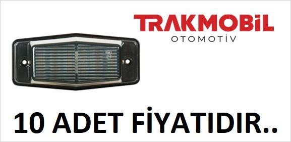 ÖN PANJUR LAMBA LEDLİ FÜME CAM (10 ADET) Beyaz