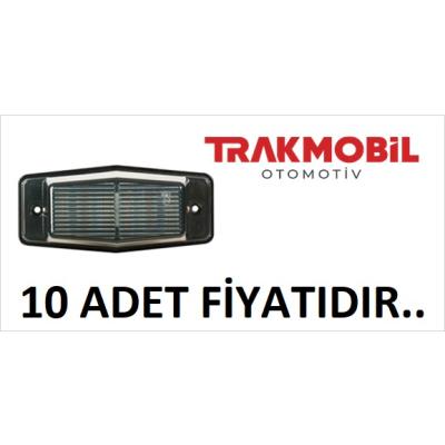 ÖN PANJUR LAMBA LEDLİ FÜME CAM (10 ADET) Beyaz